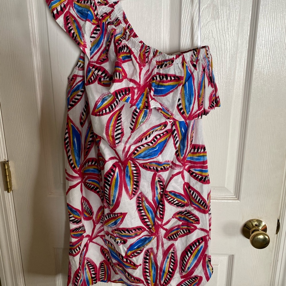 J Crew one shoulder dress